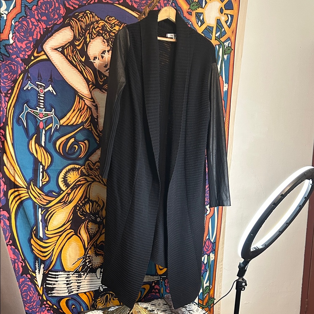 Jennifer Lopez Black Knit Cardigan